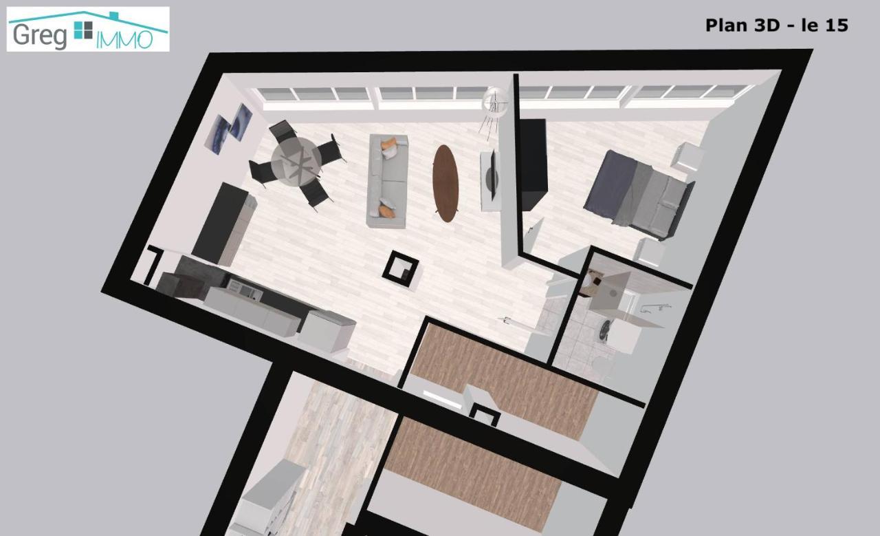 Le 15-Gregimmo-Appart'Hotel Montbéliard Esterno foto